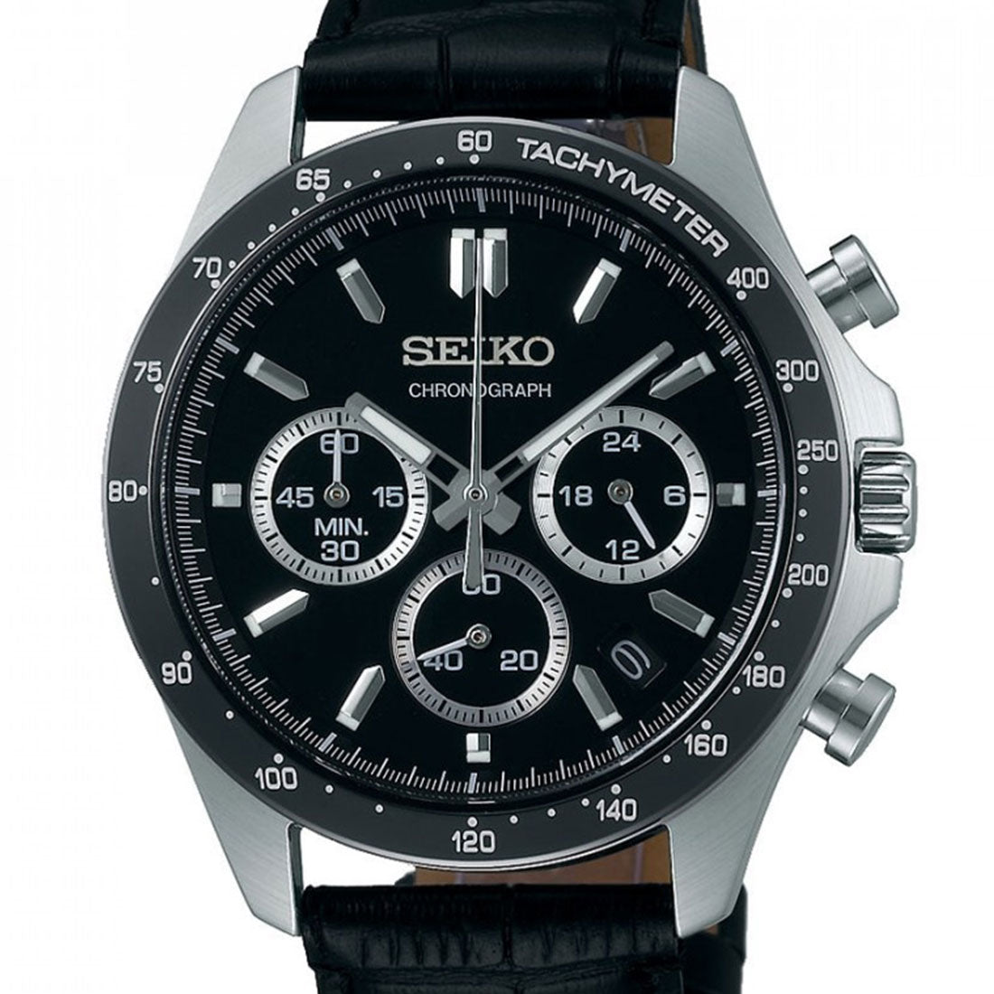 Seiko JDM Spirit Selection SBTR021 Black Dial Chronograph Quartz Gents Watch