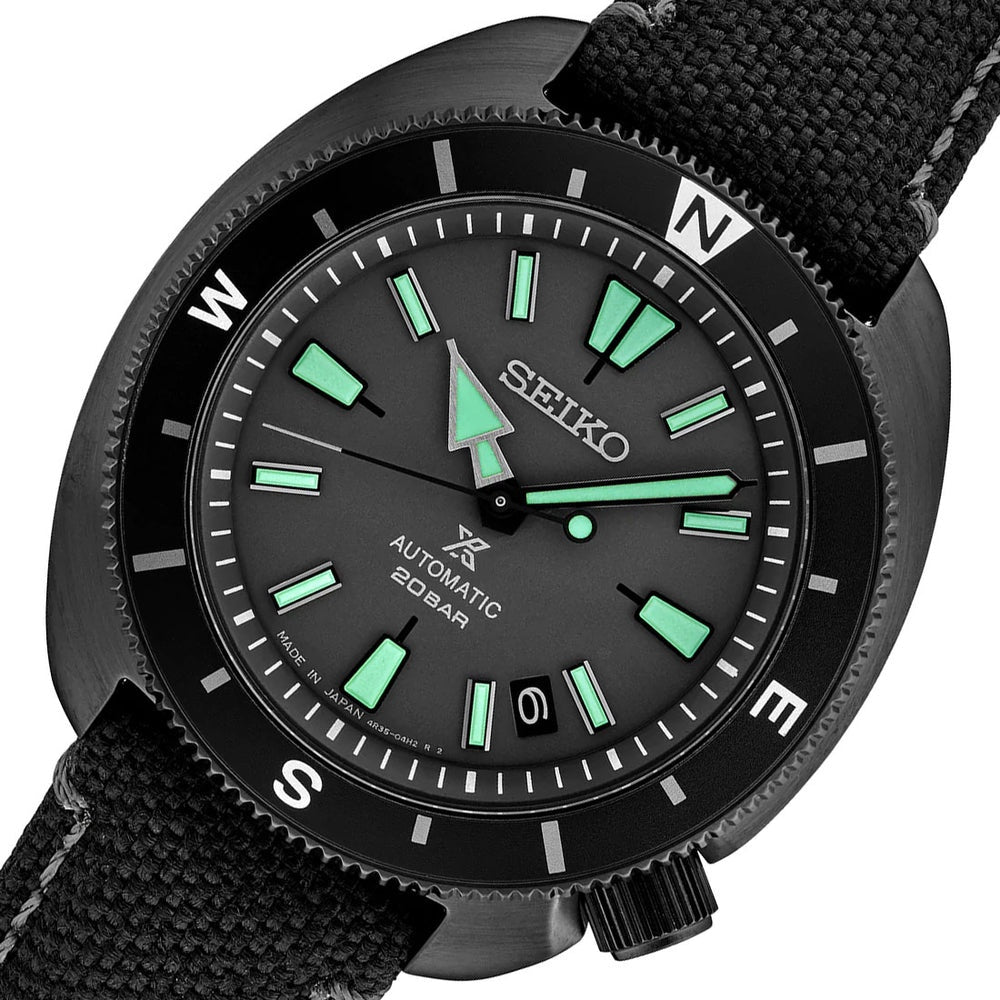 Seiko Prospex Sea Tortoise SRPH99K1 SRPH99 SRPH99K Night Vision Limited Edition Black Series Watch