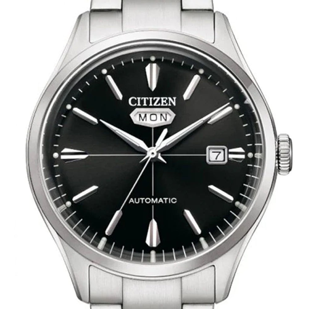 Citizen C7 Nh8391-51E  Bllack Dial Automatic Stainless Steel Mens Watch