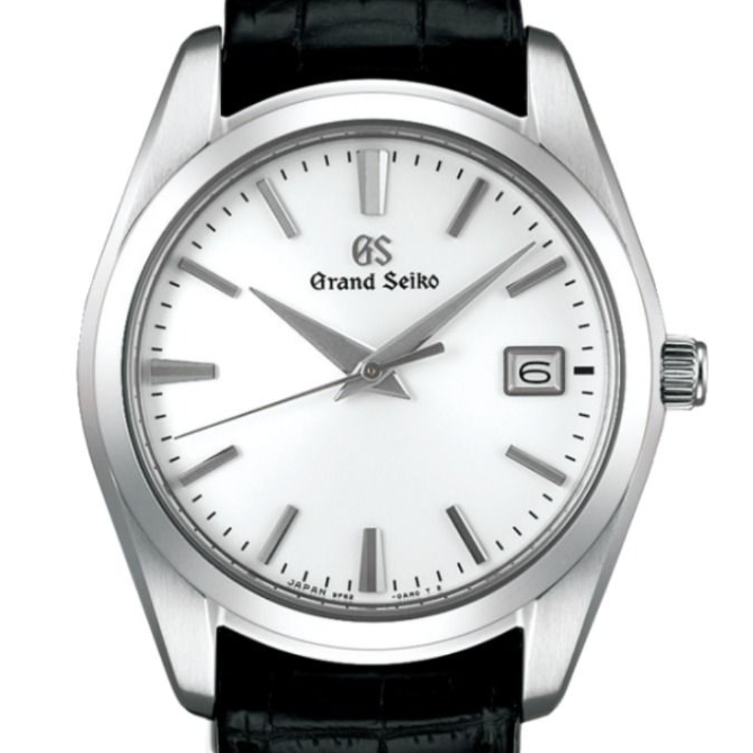 GS Grand Seiko SBGX295 SB GX295G White Dial Heritage Quartz Mens Watch