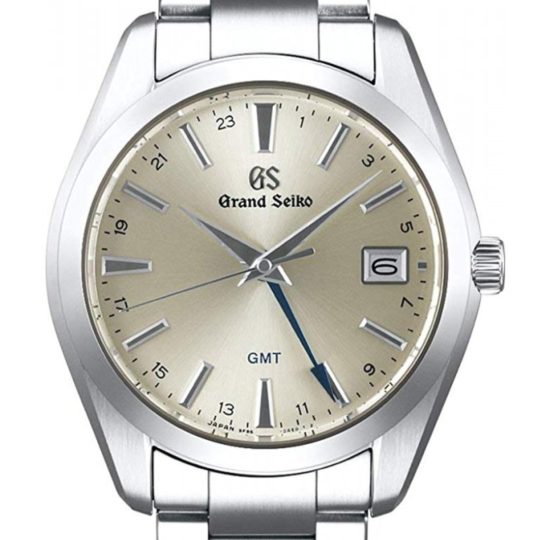 GS Grand Seiko 9F Quartz GMT SBGN011 SBGN011G Heritage Collection Mens Watch