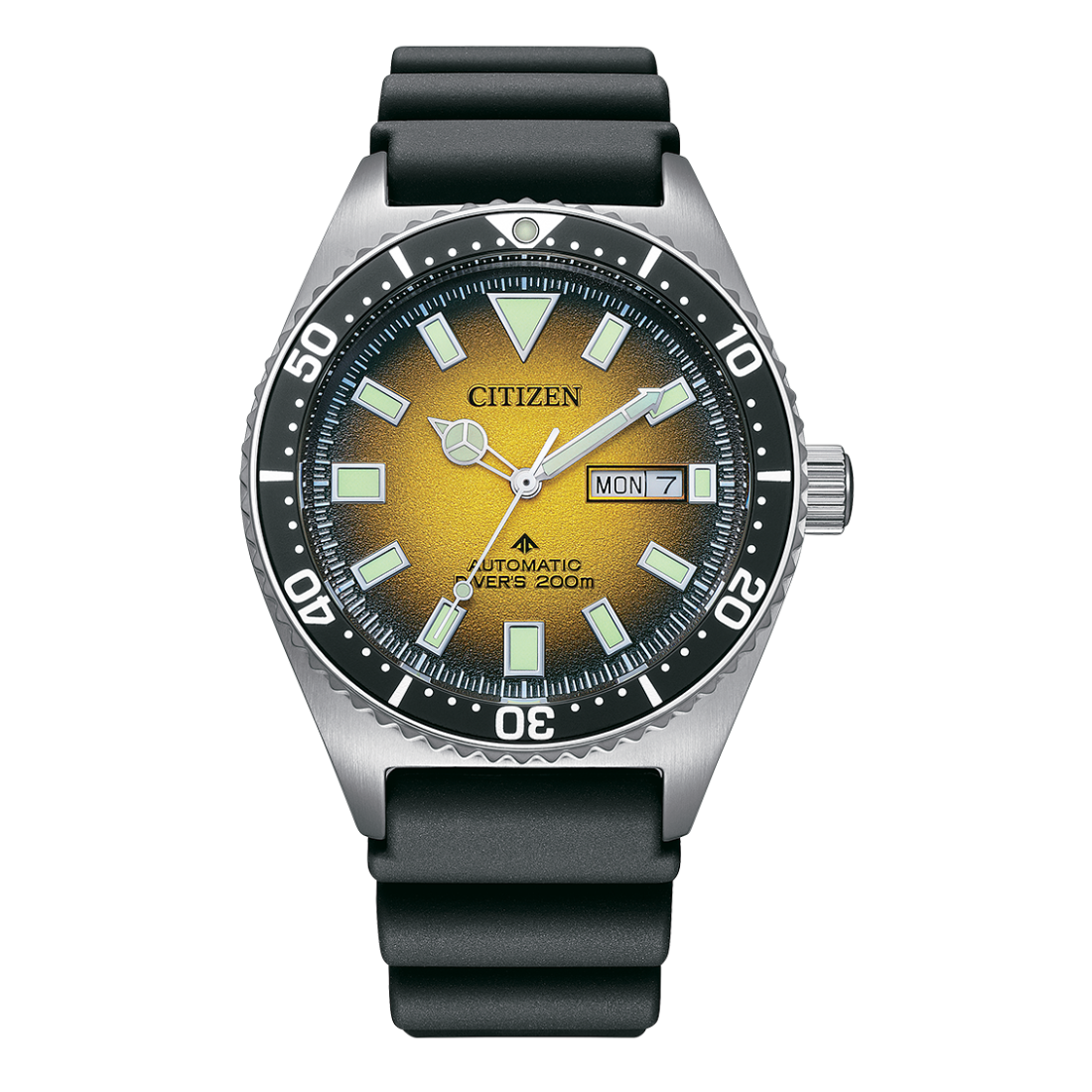 Citizen Promaster Marine NY0120-01X Yellow Dial Automatic Watch