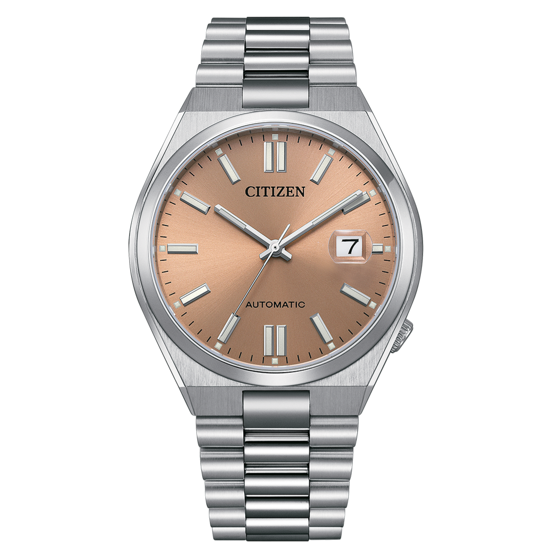 Citizen Pantone NJ0158-89Y Stainless Steel Warm Sand Dial Mechanical Watch