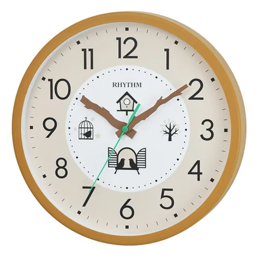 Rhythm CMG611NR37 Quartz Value Added Analog Wall Clock (Singapore Only