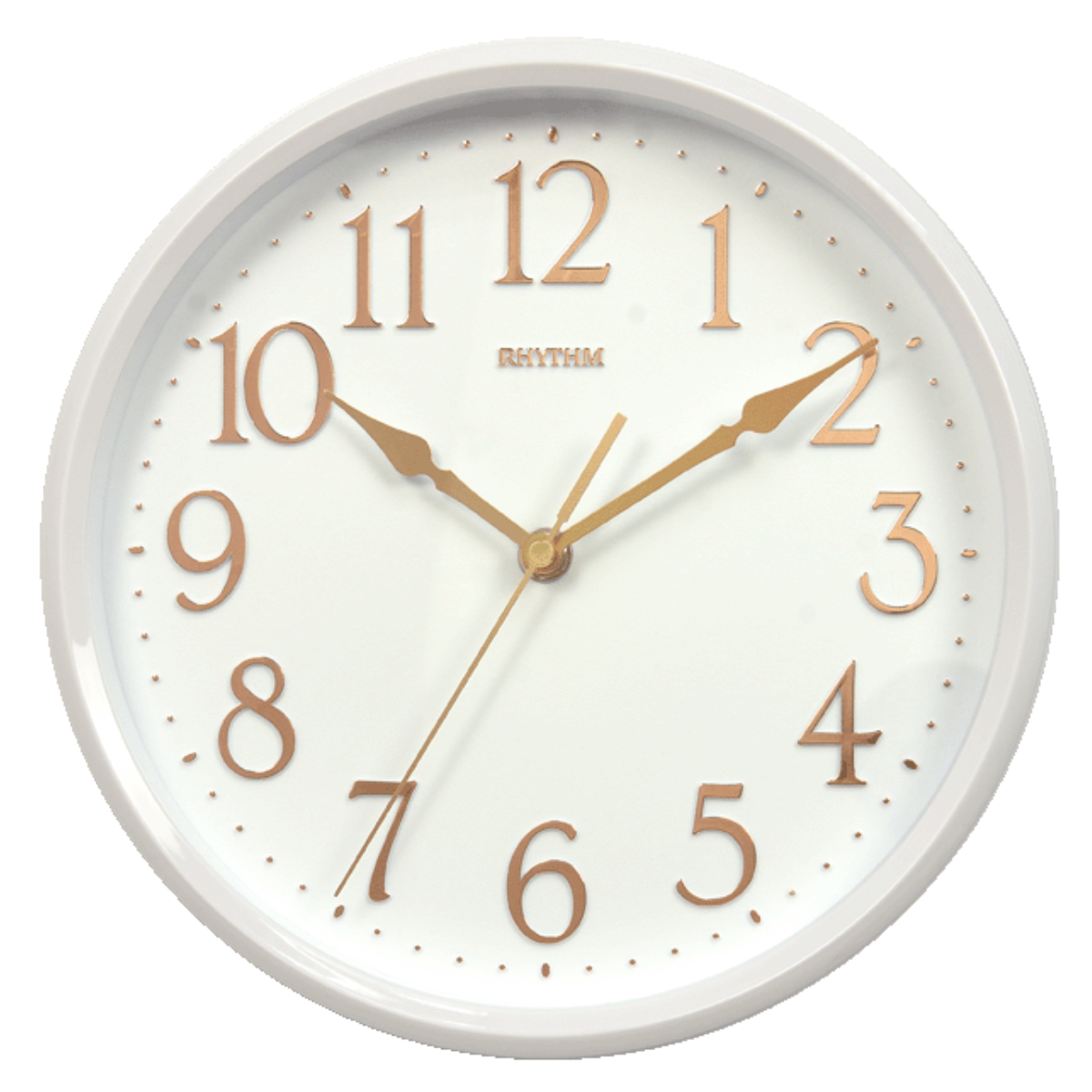 Rhythm CMG577BR03 Value Added Silent Silky Move Wall Clock ( Singapore Only)
