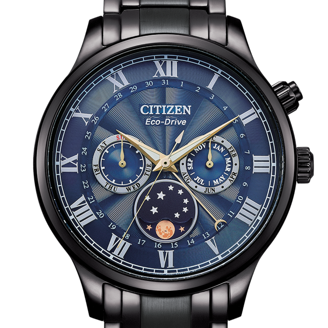 Citizen Eco-Drive AP1055-87L Blue Moon Phase Made in Japan Watch (PRE-ORDER)