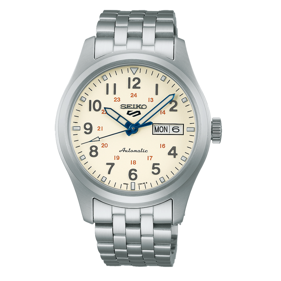 Seiko 5 Sports Laurel SRPK41K1 SRPK41 SRPK41K Limited Edition White Dial Watch (PRE-ORDER)