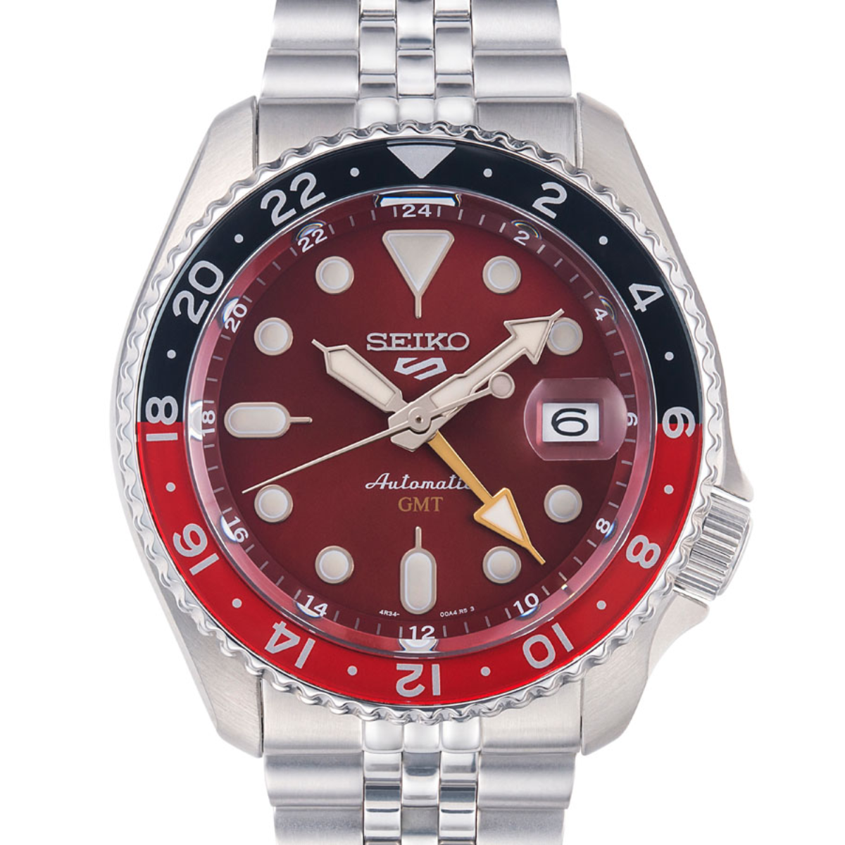 Seiko 5 Sports GMT SSK031K1 SSK031 SSK031K Passion Red Limited Edition Watch