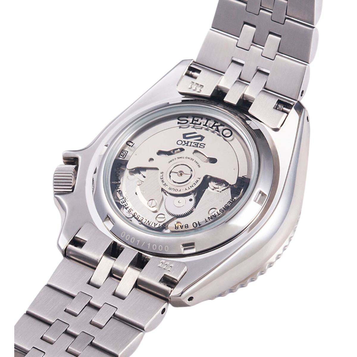 Seiko 5 Sports GMT SSK029K1 SSK029 SSK029K Ice Blue Limited Edition Watch