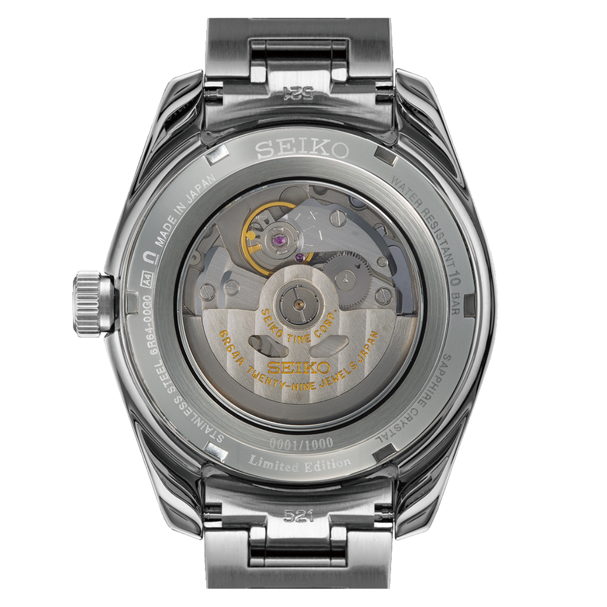 Seiko Presage GMT Sharp Edged Series SPB273J1 SPB273 SPB273J Limited Edition Watch